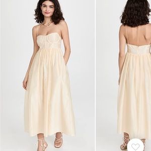 Ulla Johnson Maritzia Dress Ecru Size 12 NWT